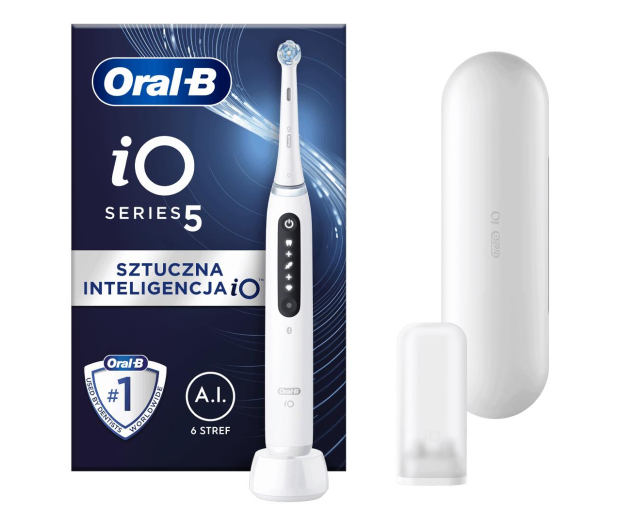 Oral-B Szczoteczka magnetyczna iO5 (biała) - 1069520 - zdjęcie